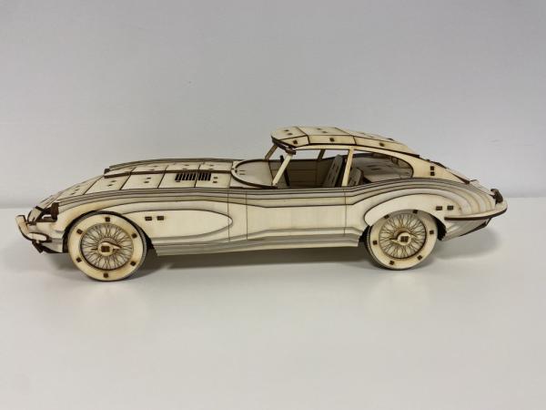 OTS Roadster Cabrio Version als 3D Großmodell - Seitenansicht